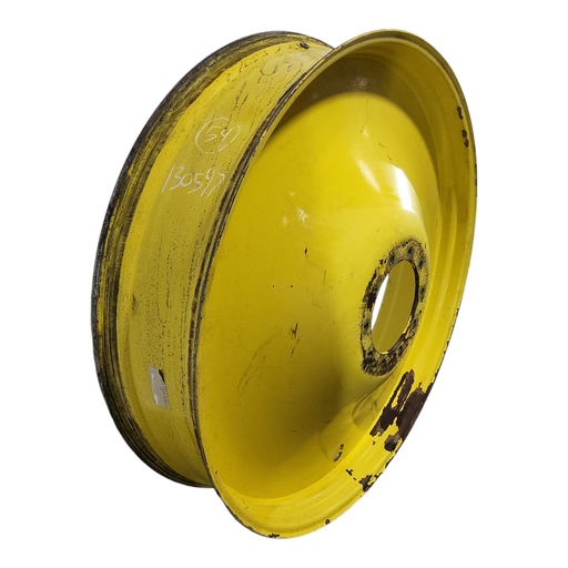 [NTS-130597] 12"W x 54"D, John Deere Yellow 10-Hole Spun Disc