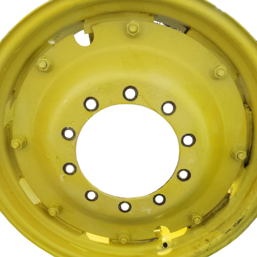 [130691] 10-Hole Rim with Clamp/Loop Style Center for 30" Rim, John Deere Yellow