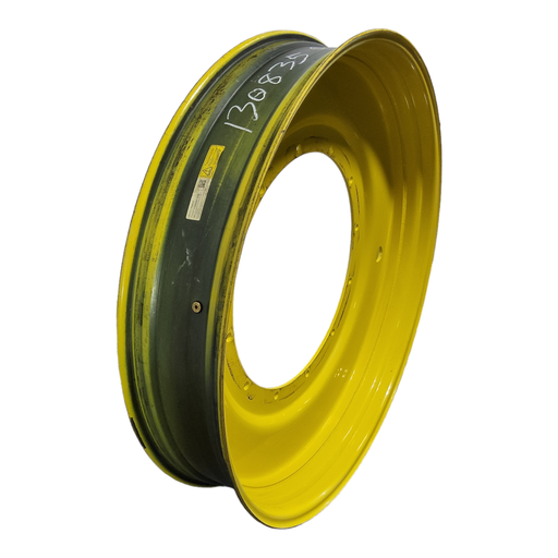 [NTS-130835] 10"W x 54"D, John Deere Yellow 12-Hole Stub Disc , -2.44" Offset