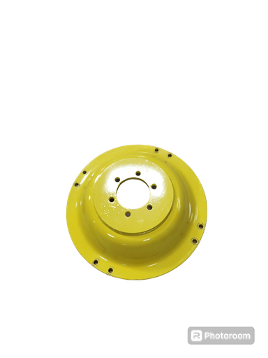 [130920] 6-Hole Rim with Clamp/Loop Style Center for 24" Rim, John Deere Yellow