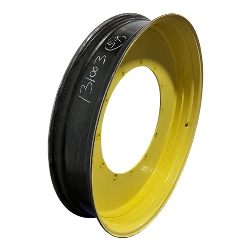 [NTS-131003] 10"W x 54"D, John Deere Yellow 12-Hole Stub Disc , -3.25" Offset