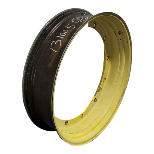 [NTS-131005] 10"W x 38"D, John Deere Yellow 12-Hole Stub Disc , 1.75" Offset