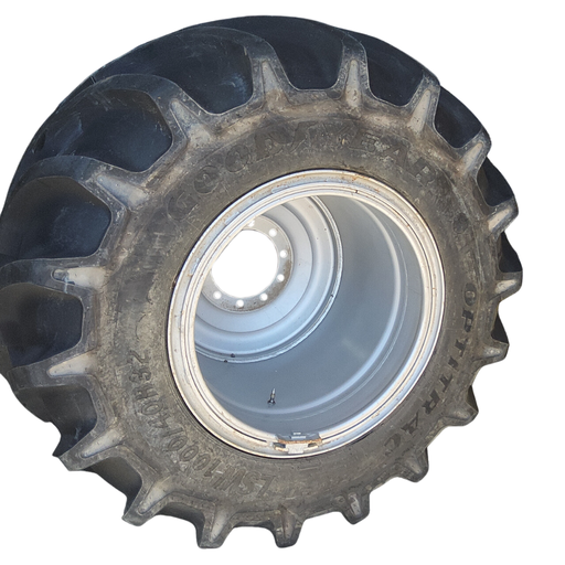 [51523410340761L/R] LSW1000/40R32 Goodyear Farm Optitrac R-1W on Silver Mist 10-Hole Formed Plate, 100%