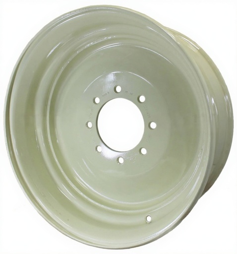 [131108] 8.25"W x 22.5"D, Off White 8-Hole Flat Plate