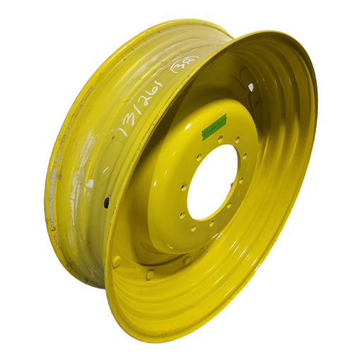 [NTS-131261] 10"W x 38"D, John Deere Yellow 12-Hole Stub Disc , -2.31" Offset