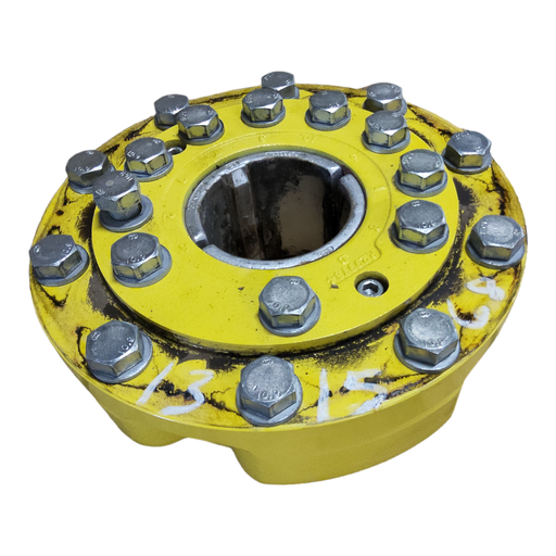 [NTS-131568] 10-Hole Wedg-Lok OE Style, 4.72" (120.02mm) axle, John Deere Yellow