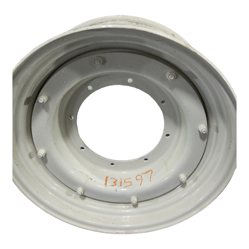 [131597] 8-Hole Stub Disc Center for 28"-34" Rim, New Holland White