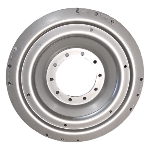 [CTR22270A] 10-Hole Waffle Disc (Groups of 3 Bolts) Center for 38"-54" Rim, Case IH Silver Mist