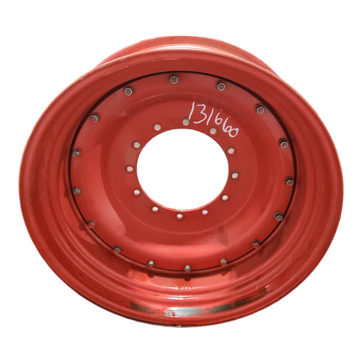 [NTS-131660] 12-Hole Stub Disc Center for 38"-54" Rim, Fendt/Agco Red