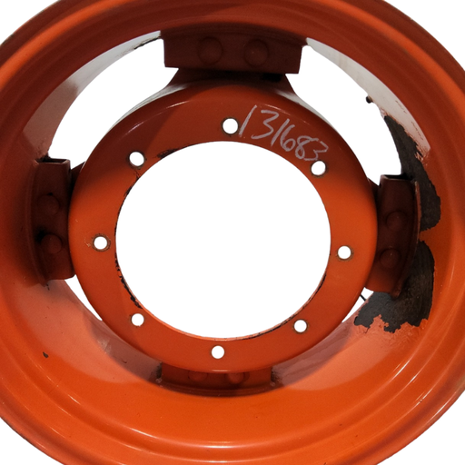 [NTS-131683] 8-Hole Clamp/U-Clamp Style (groups of 2 bolts) Center for 24" Rim, Kubota Orange