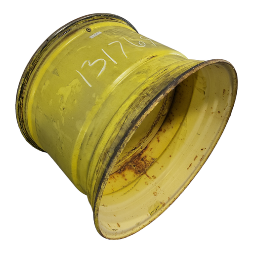 [NTS-131769] 27"W x 38"D, John Deere Yellow 12-Hole Stub Disc , -0.38" Offset