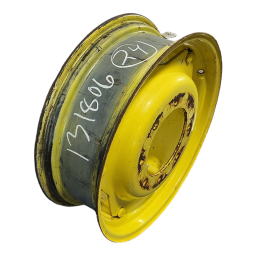 [NTS-131806] 8"W x 24"D, John Deere Yellow 6-Hole Rim with Clamp/U-Clamp