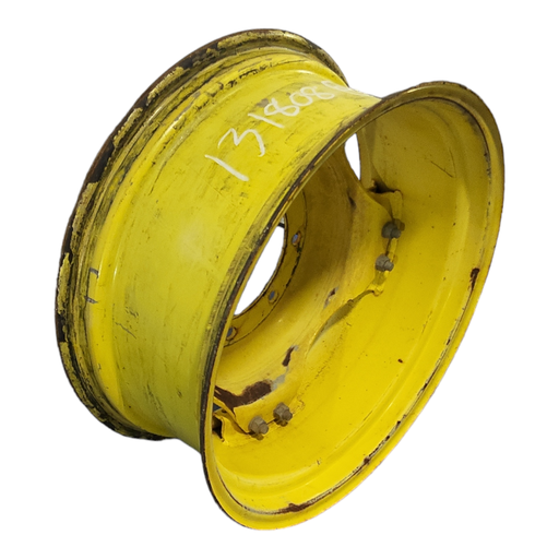 [131808] 10"W x 24"D, John Deere Yellow 8-Hole Rim with Clamp/U-Clamp (groups of 2 bolts)