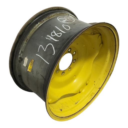 [NTS-131810] 15"W x 28"D, John Deere Yellow 8-Hole Rim with Clamp/U-Clamp (groups of 2 bolts)