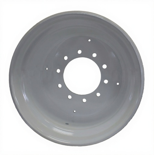 [132151] 24"W x 22.5"D, White 10-Hole Flat Plate , -2.88" Offset