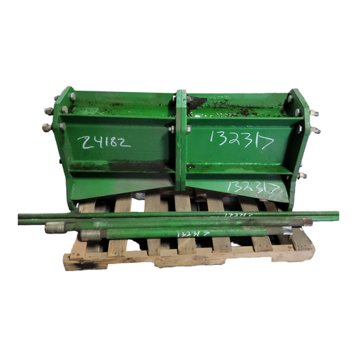 [NTS-132317] 23.5"L Combine Frame Extension for "B" Std 18/18 Spline Long/Short Drive Shafts),, John Deere Green