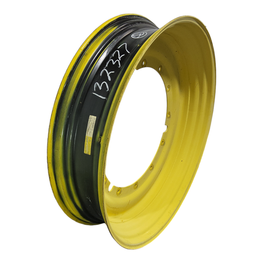 [NTS-132327] 12"W x 50"D, John Deere Yellow 12-Hole Stub Disc , -3.12" Offset