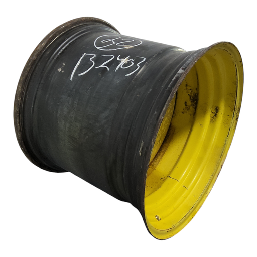 [NTS-132403] 27"W x 32"D, John Deere Yellow 8-Hole Formed Plate