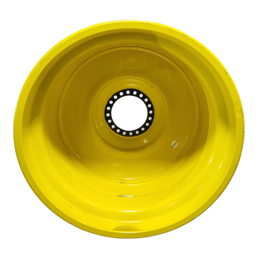 [NTS-132420] 44"W x 46"D, John Deere Yellow 20-Hole Formed Plate , 1.62" Offset