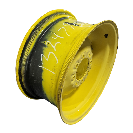 [NTS-132479] 12"W x 24"D, John Deere Yellow 6-Hole Rim, Clamp/Loop Style