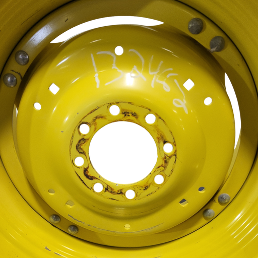 [NTS-132482] 8-Hole Stub Disc (groups of 2 bolts) Center for 30" Rim, John Deere Yellow