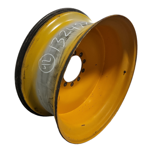 [NTS-132497] 18"W x 42"D, Hagie Orange 10-Hole Formed Plate Sprayer , -6.12" Offset