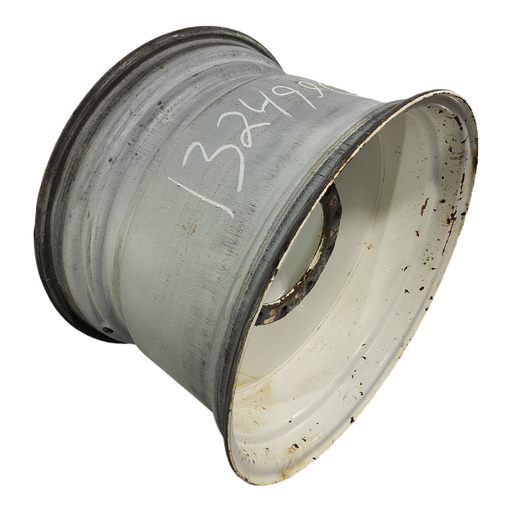 [NTS-132499] 21"W x 32"D, New Holland White 10-Hole Flat Plate , -2.75" Offset