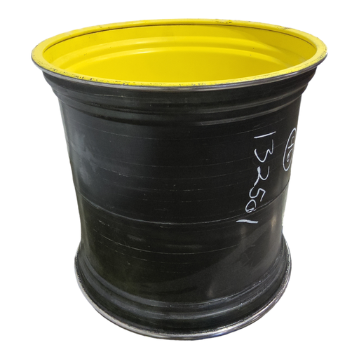 [NTS-132501] 44"W x 46"D, John Deere Yellow 20-Hole Formed Plate , 1.12" Offset