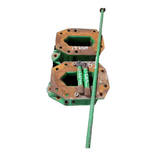 [132505] 11.75"L Combine Frame Extension for John Deere Combine "S" Series ("D"22/22 spline drive shafts), John Deere Green