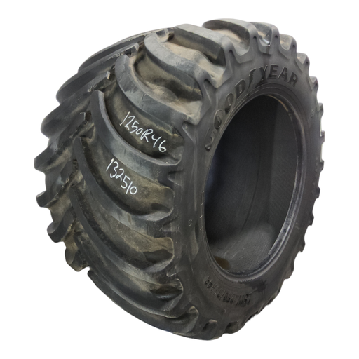 [132510] LSW1250/35R46 Goodyear Farm DT830 Optitrac R-1W 195D 80%