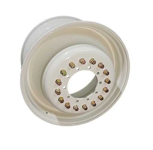 [NTS-132619] 23"W x 38"D, New Holland White 10-Hole Straddle Dual - Inside Main