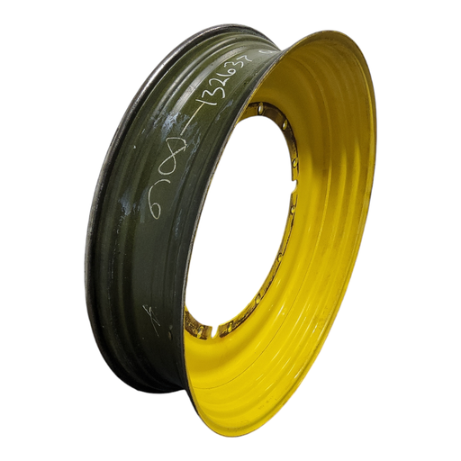 [NTS-132637] 12"W x 50"D, John Deere Yellow 12-Hole Stub Disc , -2.88" Offset