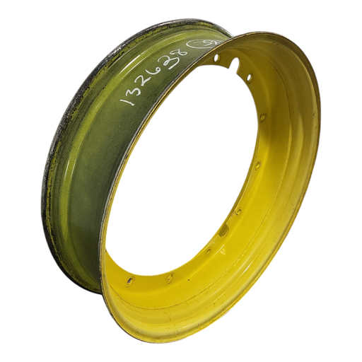 [NTS-132638] 10"W x 38"D, John Deere Yellow 12-Hole Stub Disc , 1.88" Offset