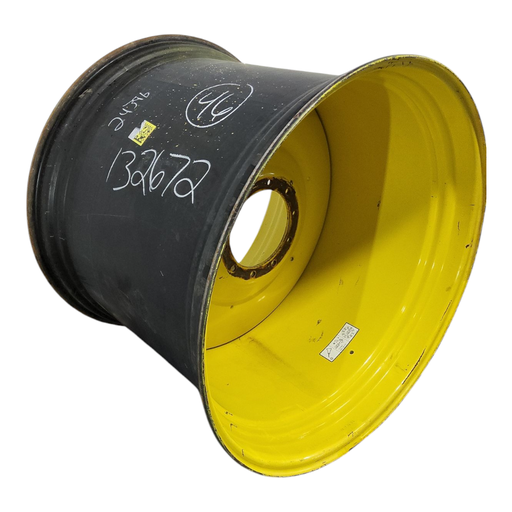 [NTS-132672] 38"W x 46"D, John Deere Yellow 10-Hole Formed Plate