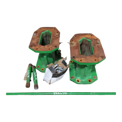 [132678] 15.75"L Combine Frame Extension for John Deere Combine "S" Series ("D"22/22 spline drive shafts), John Deere Green