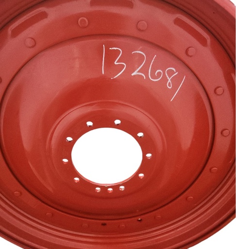 [NTS-132681] 10-Hole Stub Disc Center for 46"-54" Rim, Fendt/Agco Red