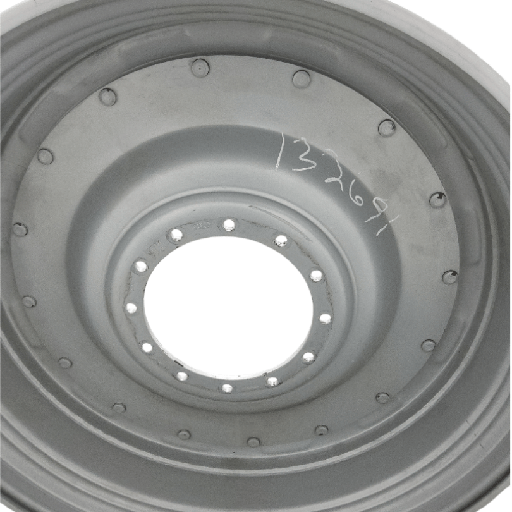 [NTS-132691] 12-Hole Stub Disc Center for 46"-54" Rim, Agco Corp Gray
