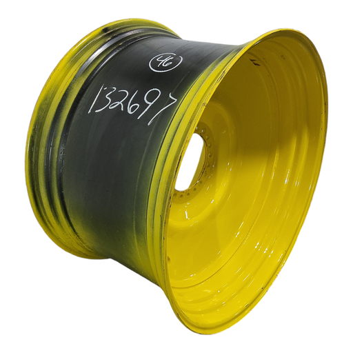 [NTS-132697] 28"W x 46"D, John Deere Yellow 20-Hole Formed Plate , 0.62" Offset