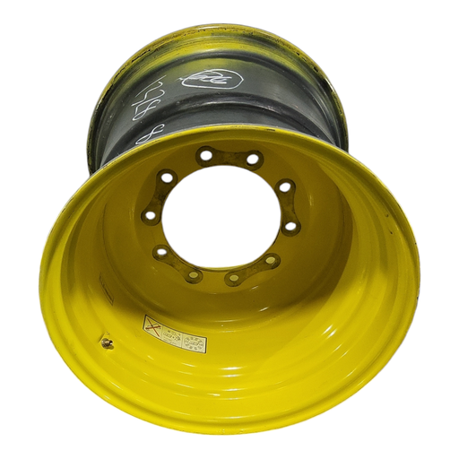 [NTS-132889] 25"W x 26"D, John Deere Yellow 10-Hole Formed Plate