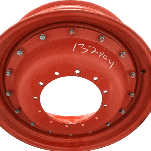 [132904] 12-Hole Stub Disc Center for 38"-54" Rim, Fendt/Agco Red