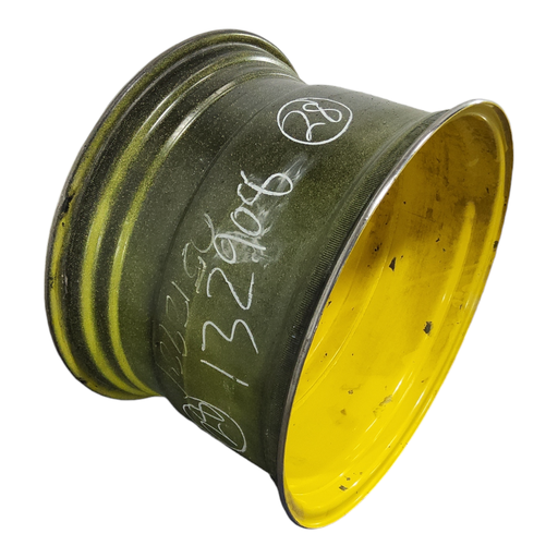 [NTS-132908] 18"W x 28"D, John Deere Yellow 8-Hole Formed Plate , 3" Offset