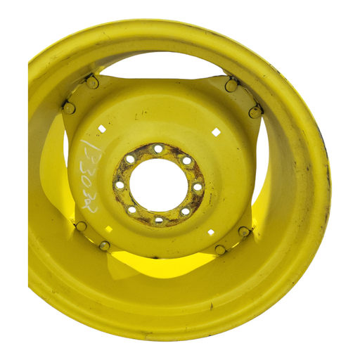 [133032] 8-Hole Rim with Clamp/Loop Style (groups of 2 bolts) Center for 28"-30" Rim, John Deere Yellow