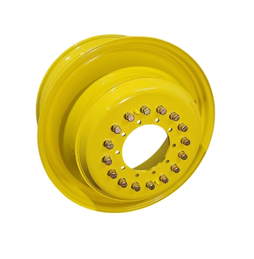 [NTS-133043] 18"W x 42"D, John Deere Yellow 10-Hole Straddle Dual - Inside Main