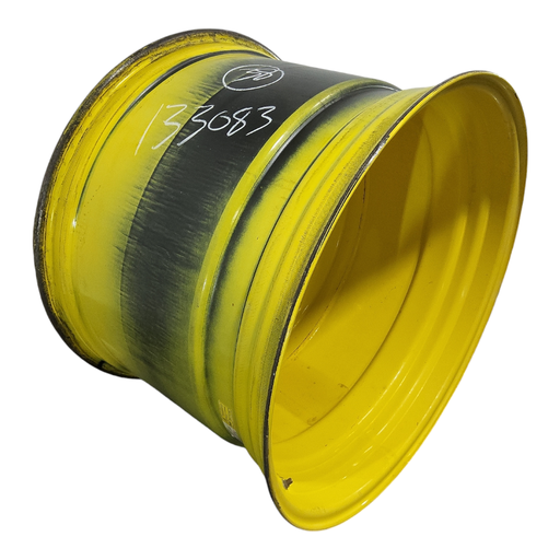 [NTS-133083] 27"W x 38"D, John Deere Yellow 10-Hole Formed Plate , -11.38" Offset