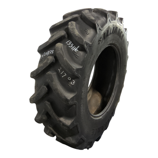 [133116] 420/85R28 Alliance 846 Farm Pro II 85 Series R-1W 139B 65%