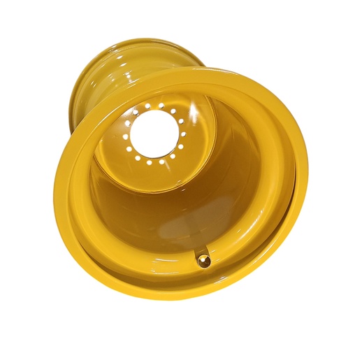 [NTS-133191] 36"W x 32"D, John Deere Construction Yellow 14-Hole Flat Plate , -11.12" Offset