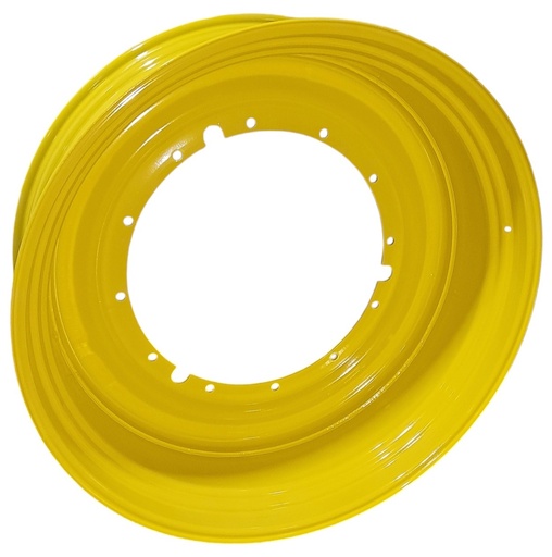 [NTS-133257] 16"W x 50"D, John Deere Yellow 12-Hole Stub Disc , 5.38" Offset