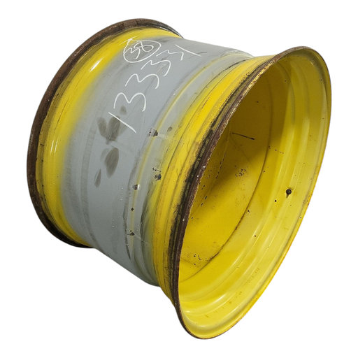 [NTS-133331] 25"W x 38"D, John Deere Yellow 12-Hole Formed Plate Sprayer , -7.38" Offset