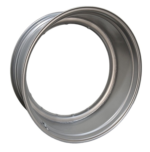 [133348] 16"W x 42-38"D, Case IH Silver Mist Single Bevel Step-Up Rim for 35.5" Diameter Cast