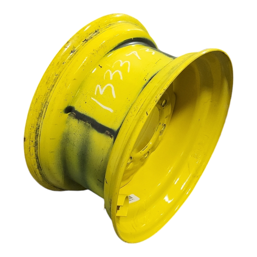 [NTS-133373] 8.25"W x 16.5"D, John Deere Yellow 6-Hole Spun Disc